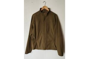 NAU Rift II Softshell Jacket Men's L Olive Green Outdoor Technical